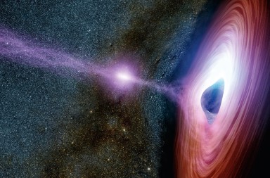 Así es un agujero negro