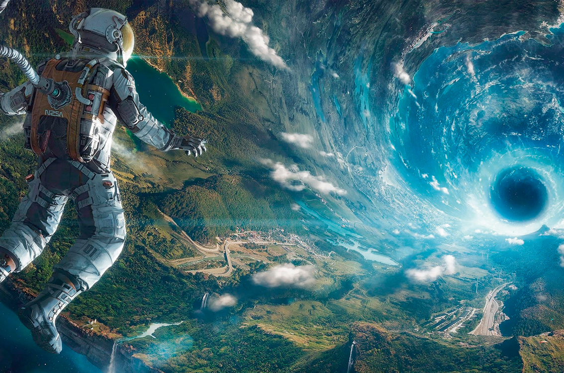 Austronauta Y Agujero Negro