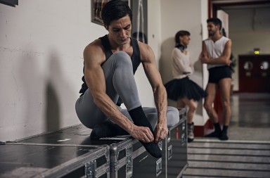 Los bailarines de la Compañía Nacional de Danza