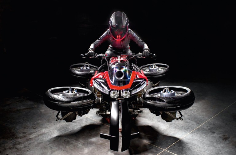 Llega la moto voladora