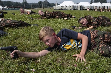 Los niños soldado de Rusia y Estados Unidos