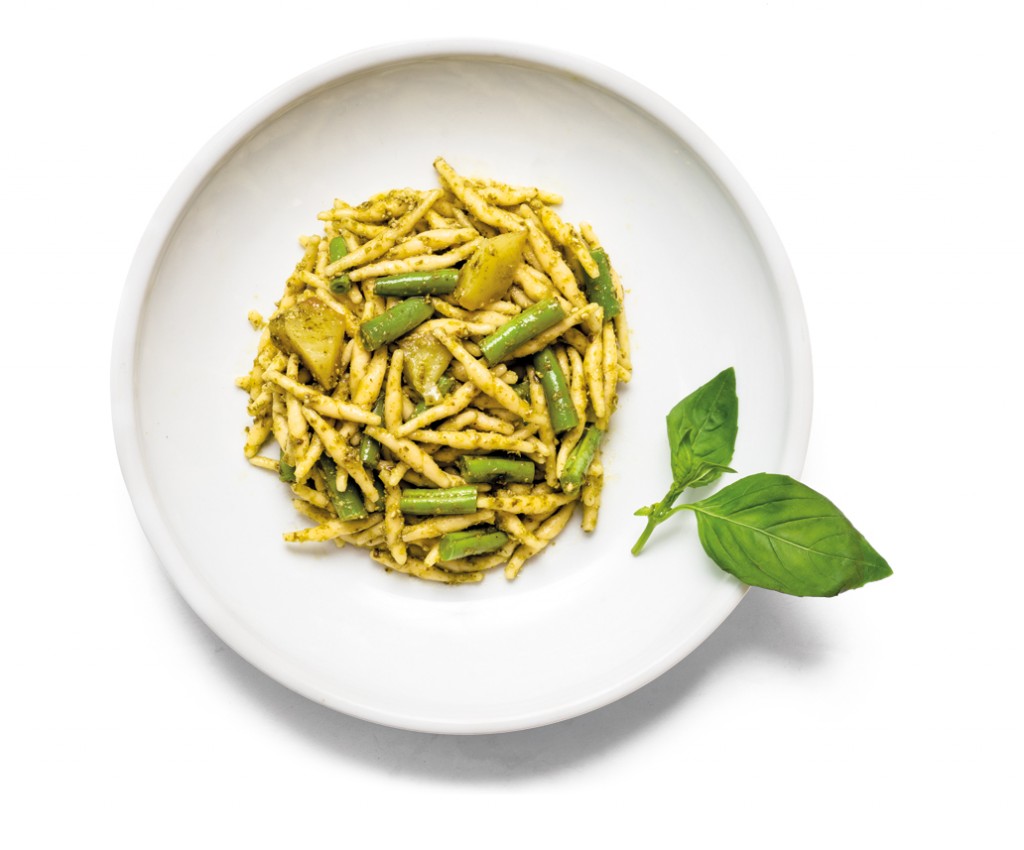 trofie al pesto receta