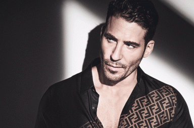 Sesión de fotos con Miguel Ángel Silvestre