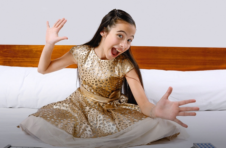 Melani García: «¿Una niña prodigio yo, como Marisol y Joselito?… Jajaja. Me considero una niña normal» Melani García: «¿Una niña prodigio yo, como Marisol y Joselito?… Jajaja. Me considero una niña normal»