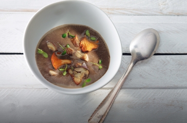 Sopa ‘velouté’ de champiñones