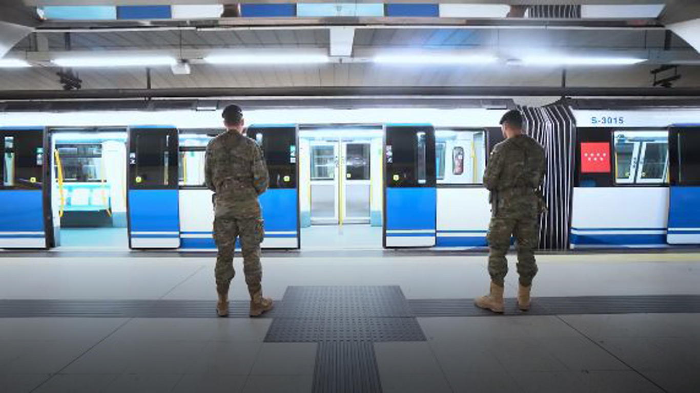 Coronavirus y estado de alarma: acompañamos a los militares de la Brigada Guadarrama XII