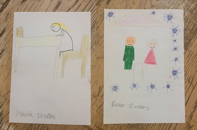 Dile a tus hijos que nos dibujen cómo están viviendo la cuarentena