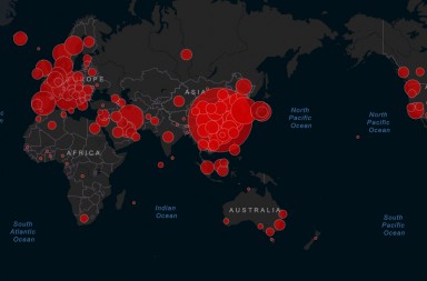 Mapa del coronavirus en el mundo, en tiempo real