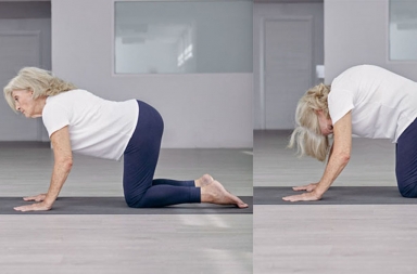 Cuatro ejercicios de yoga para hacer en casa