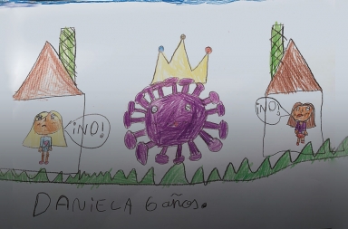 La cuarentena dibujada por los niños (II)