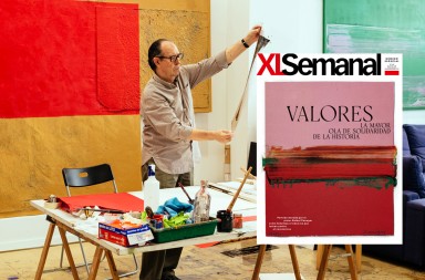 Rafael Canogar y su homenaje a todos los que luchan contra el coronavirus: historia de una portada