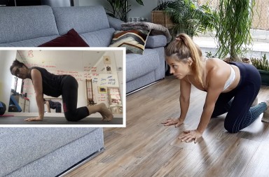 ¿Te sientes como un animal atrapado durante el confinamiento? Practica ‘Animal Flow’ con Silvia Abril y Lola Alcón