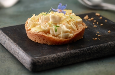 Tarta de limón y pasta sablé