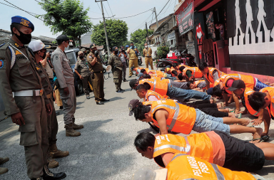 Coronavirus: castigos por ir sin mascarilla