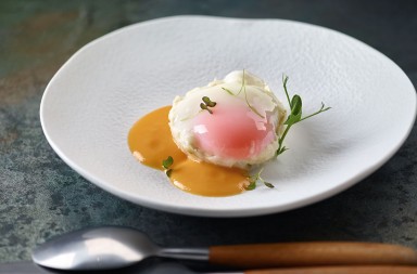 Huevo, bacalao y calabaza