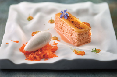 Torrija de zanahoria y calabaza