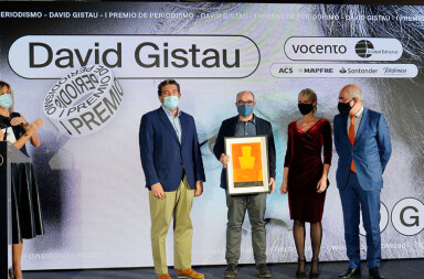 Ceremonia de entrega del I Premio de Periodismo David Gistau, en imágenes
