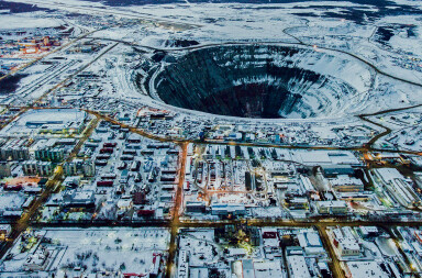 La mina de diamantes más extrema del planeta: el agujero del fin del mundo