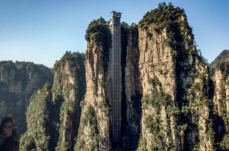 El ascensor exterior más alto del mundo: un intruso en ‘Avatar’ El ascensor exterior más alto del mundo: un intruso en ‘Avatar’
