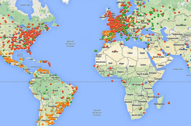 El mapa del horror: cada punto es un pederasta