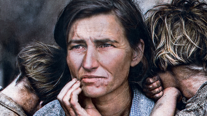 Las imágenes icónicas de los siglos XIX y XX, a todo color