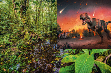 Un asteroide acabó con los dinosaurios… y creó la selva