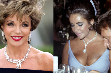 Las joyas solidarias de Joan Collins o Liz Taylor