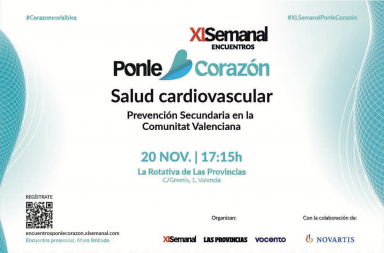 Revive el encuentro Ponle corazón | Valencia | 2023 | ‘Salud cardiovascular, prevención secundaria en la Comunitat Valenciana’